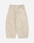 frizmworks twill balloon pants ivory