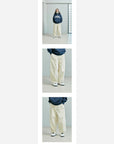 frizmworks twill balloon pants ivory