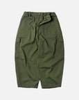 frizmworks twill balloon pants olive