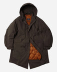 frizmworks vincent m1965 fishtail 2 in 1 parka brown