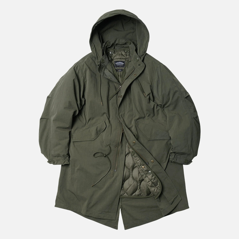 frizmworks vincent m1965 fishtail 2 in 1 parka olive