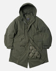 frizmworks vincent m1965 fishtail 2 in 1 parka olive