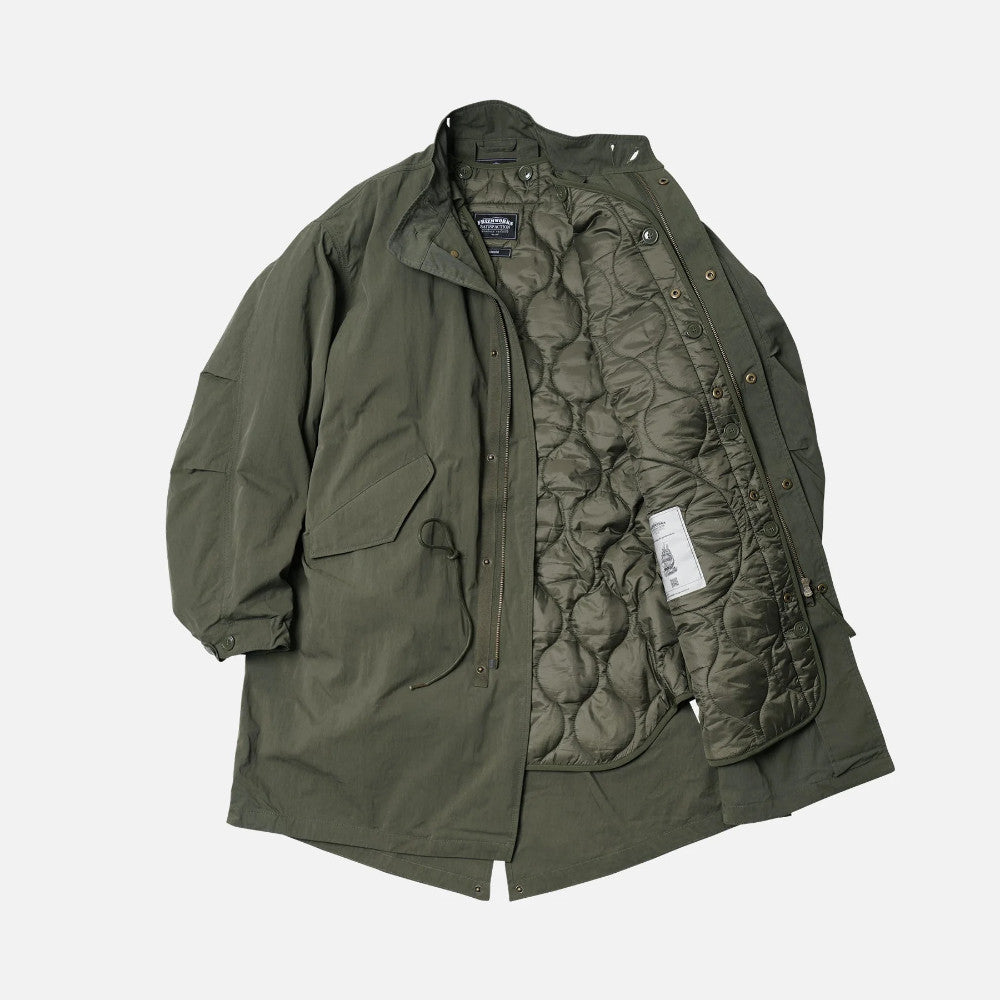 frizmworks vincent m1965 fishtail 2 in 1 parka olive