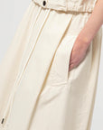 girls of dust meadow skirt cotton linen wheat