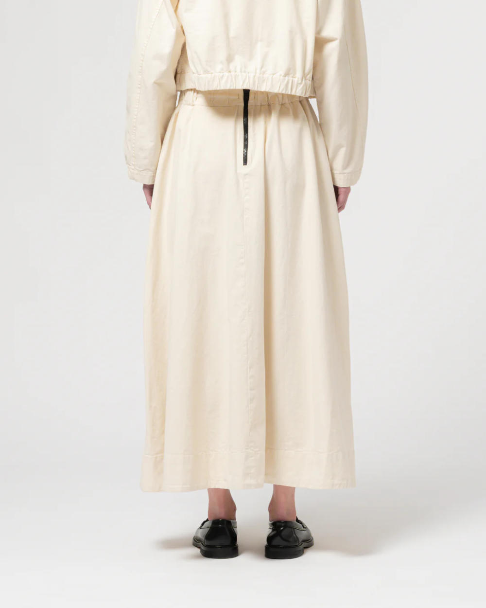 girls of dust meadow skirt cotton linen wheat