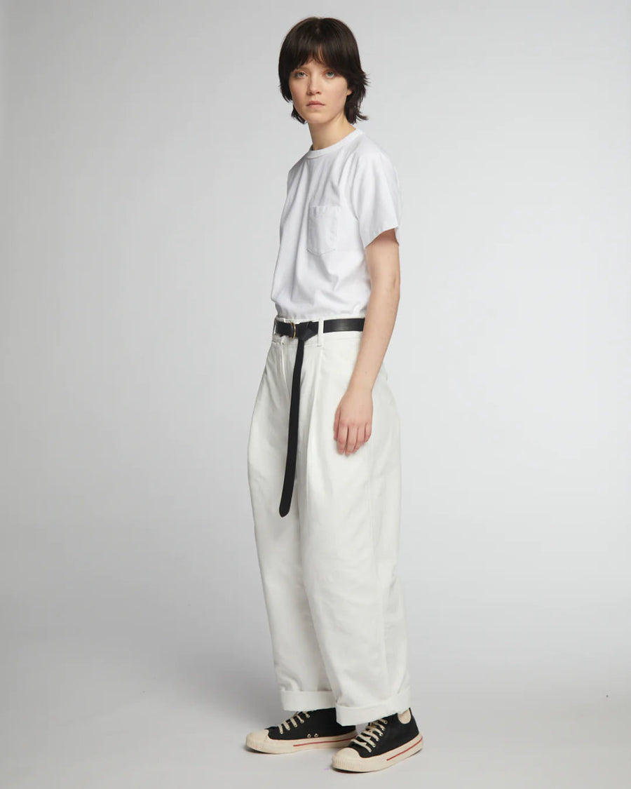 girls of dust british worker pants canvas milk