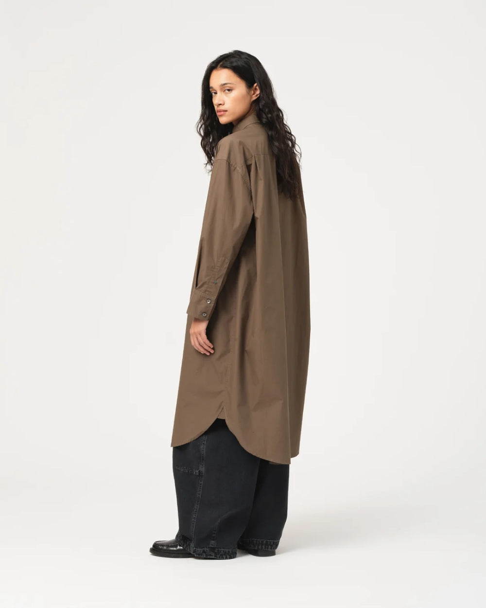 girls of dust imperial shirt peach poplin lizard