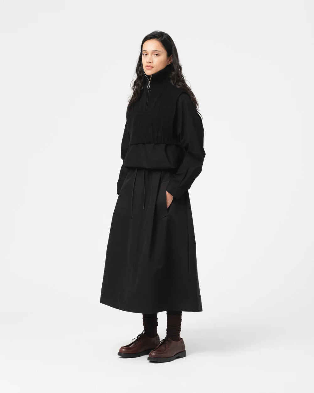 girls of dust meadow skirt nebraska cotton black