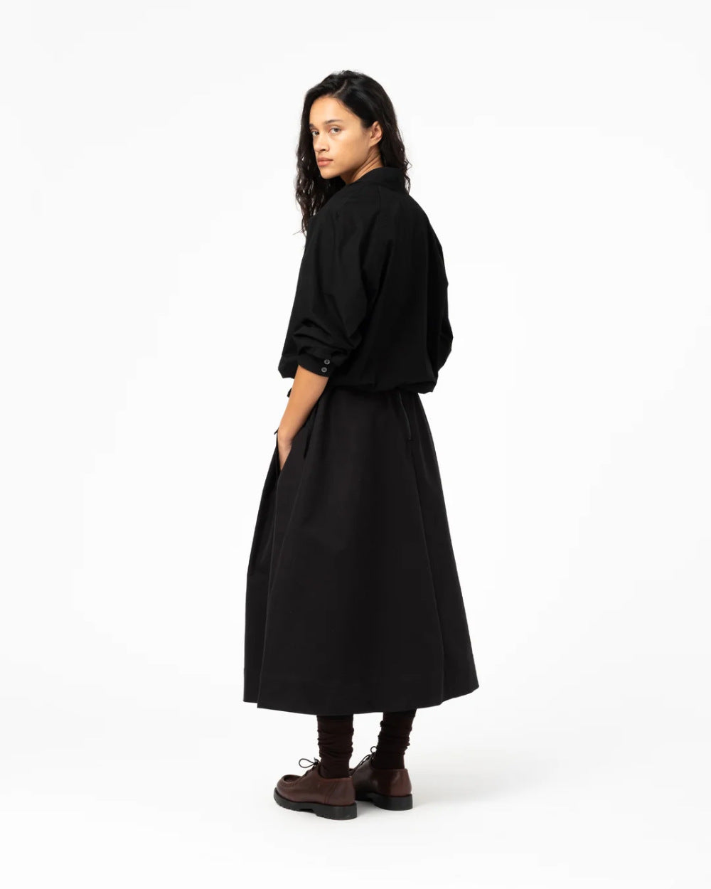 girls of dust meadow skirt nebraska cotton black