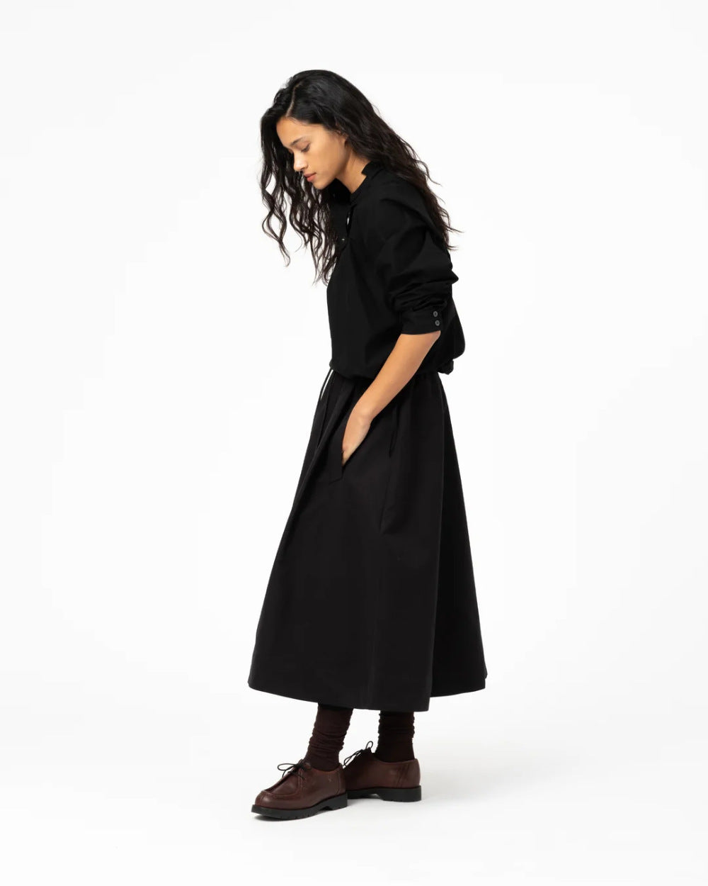 girls of dust meadow skirt nebraska cotton black