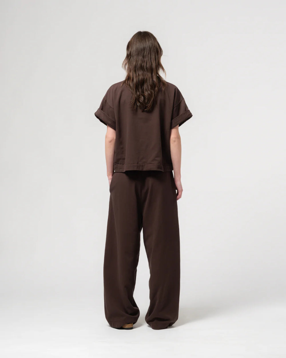 girls of dust physical t-shirt t twill jersey coffee brown