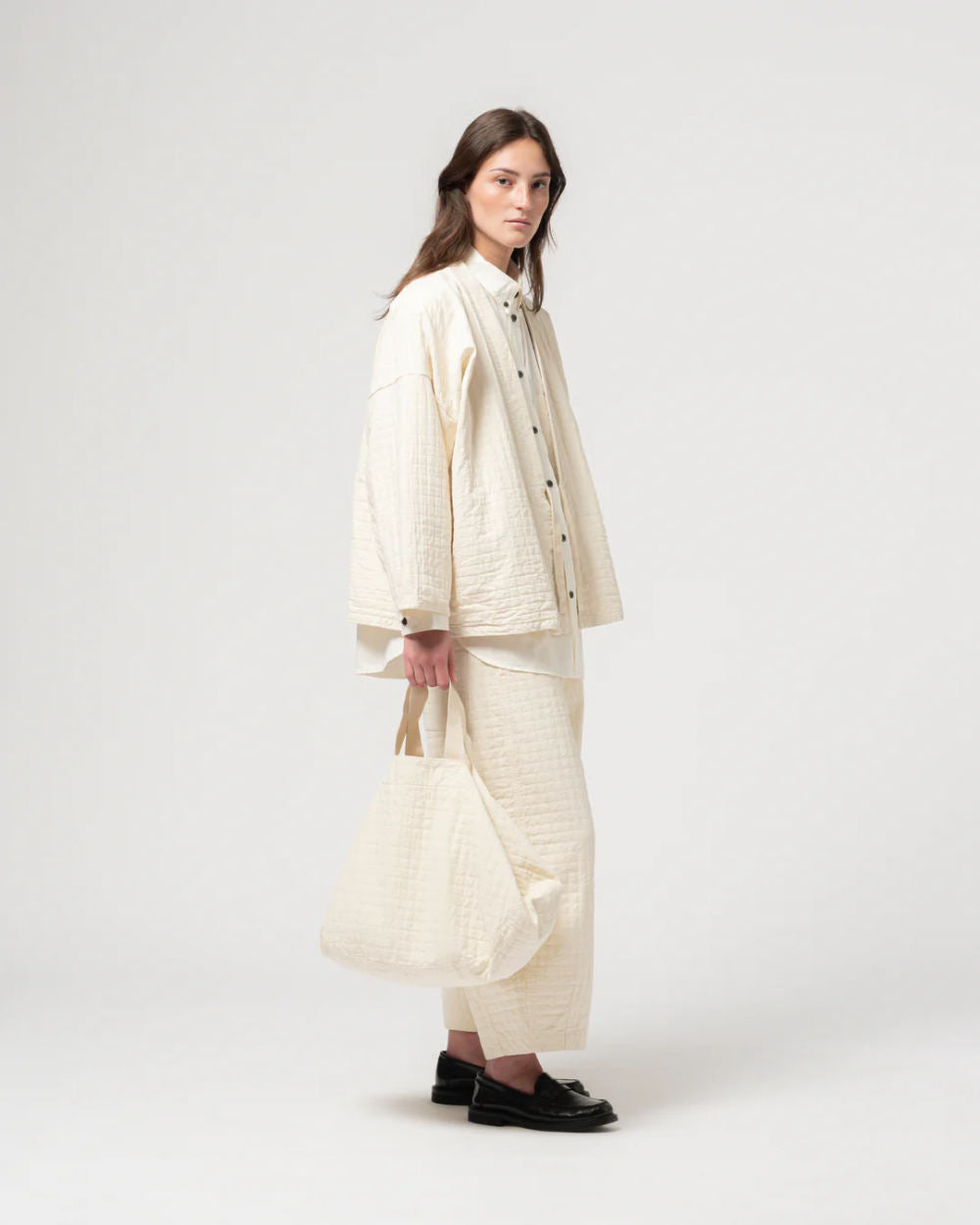 girls of dust shogun kimono sashiko cotton wheat (LAST SIZE MEDIUM)