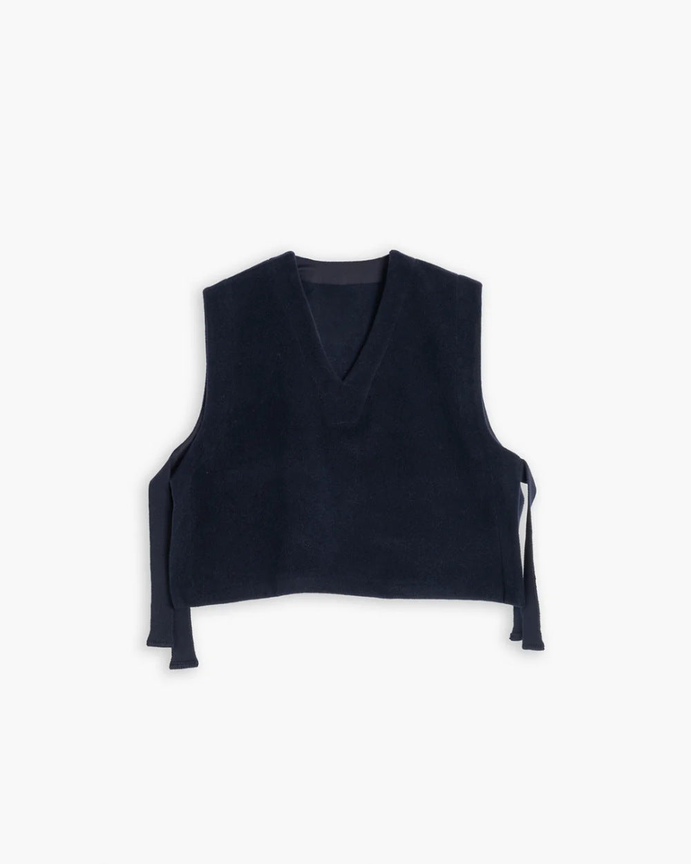 girls of dust vee vest pachuca wool navy