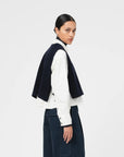 girls of dust vee vest pachuca wool navy