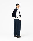 girls of dust vee vest pachuca wool navy