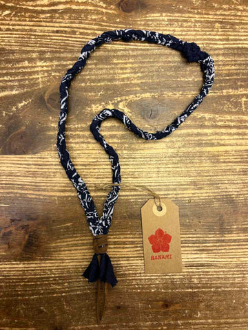 hanami necklace bandana navy