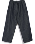 hansen emir loose drawstring pants navy dobby