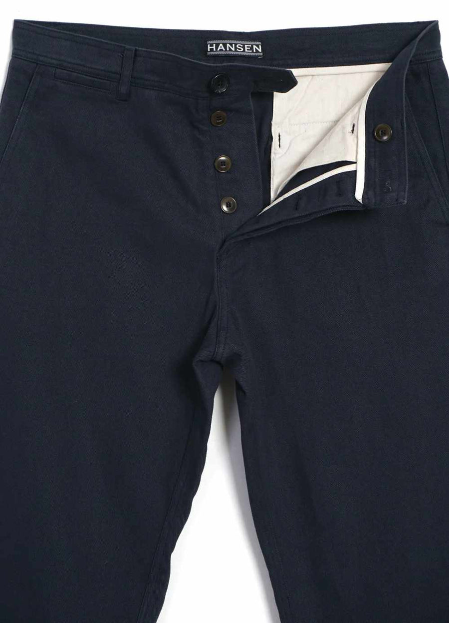 hansen fred regular cut work trousers dark navy