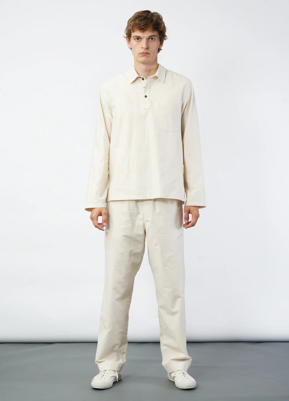 hansen jack casual drawstring trousers off white (LAST SIZE XLARGE