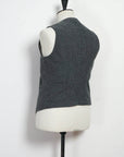 hansen knud casual waistcoat broken grey