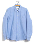 hansen raymond loose cut shirt blue stripes