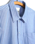 hansen raymond loose cut shirt blue stripes