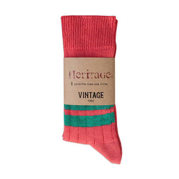 heritage 9.1 1960 coral double emerald stripes