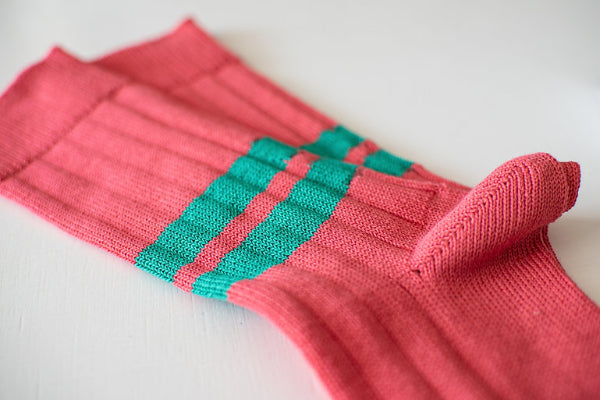 heritage 9.1 1960 coral double emerald stripes