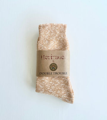 heritage 9.1 double trouble collection socks sahara