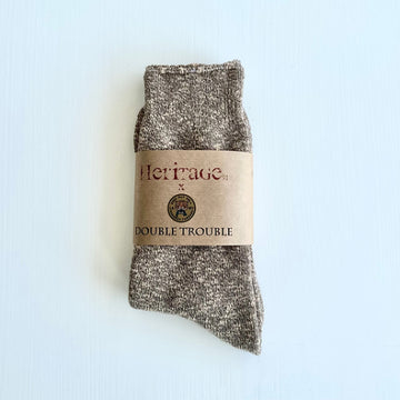 heritage 9.1 double trouble collection socks tobacco