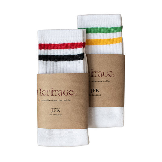 heritage 9.1 jfk mr president socks white red blue