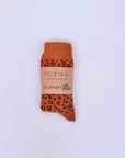 heritage 9.1 leopard socks caramel brown leopard