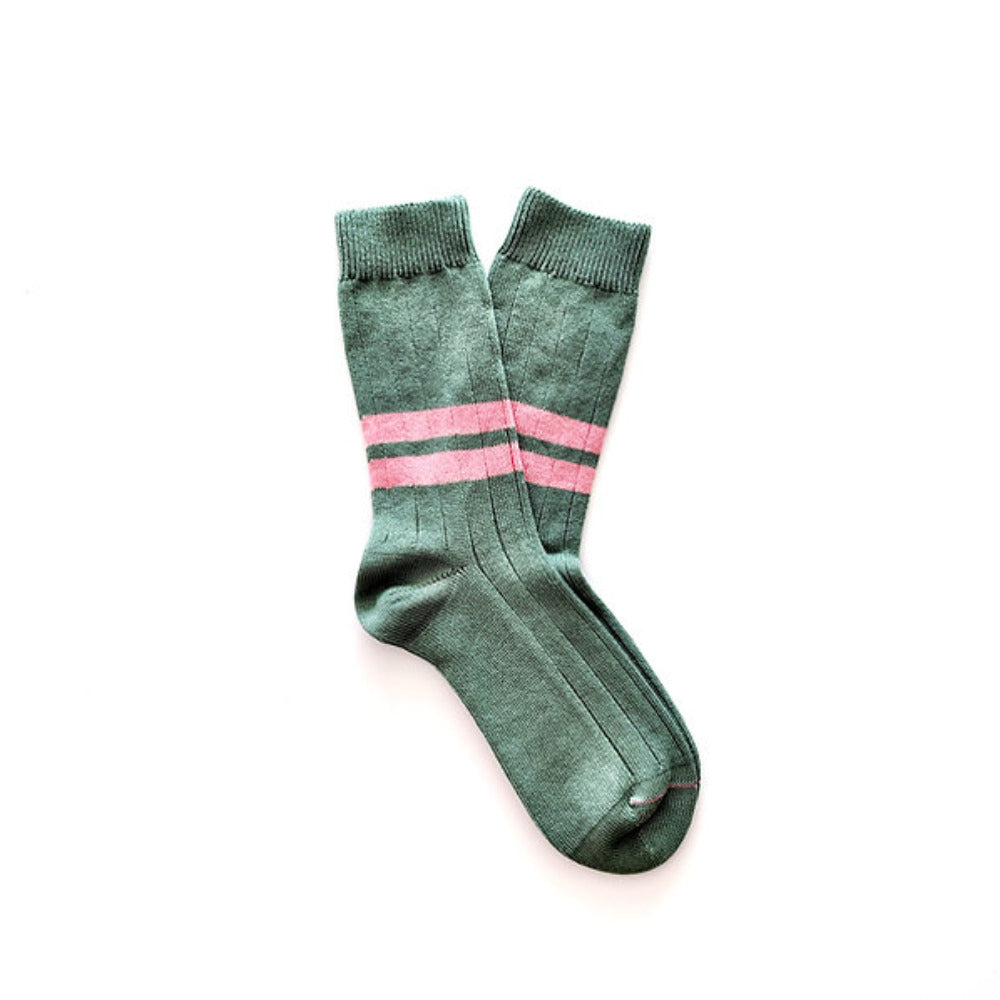 heritage 9.1 vintage 1960 socks new sage double pink