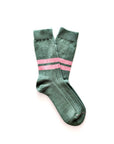 heritage 9.1 vintage 1960 socks new sage double pink
