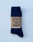 heritage 9.1 vintage 1980 socks denim double cream stripes