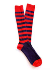 heritage 9.1 vintage 1980 long socks new navy red