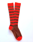 heritage 9.1 vintage 1980 long socks new brown lobster
