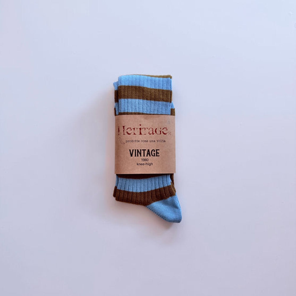 heritage 9.1 vintage 1980 long socks new olive azure