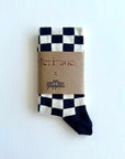 heritage 9.1 x peppino peppino socks natural and navy square
