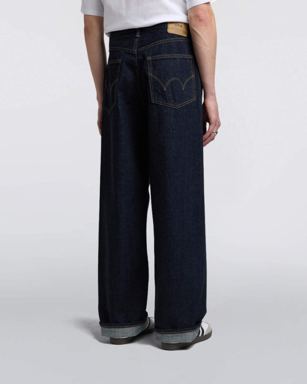 edwin wide jeans blue rinsed