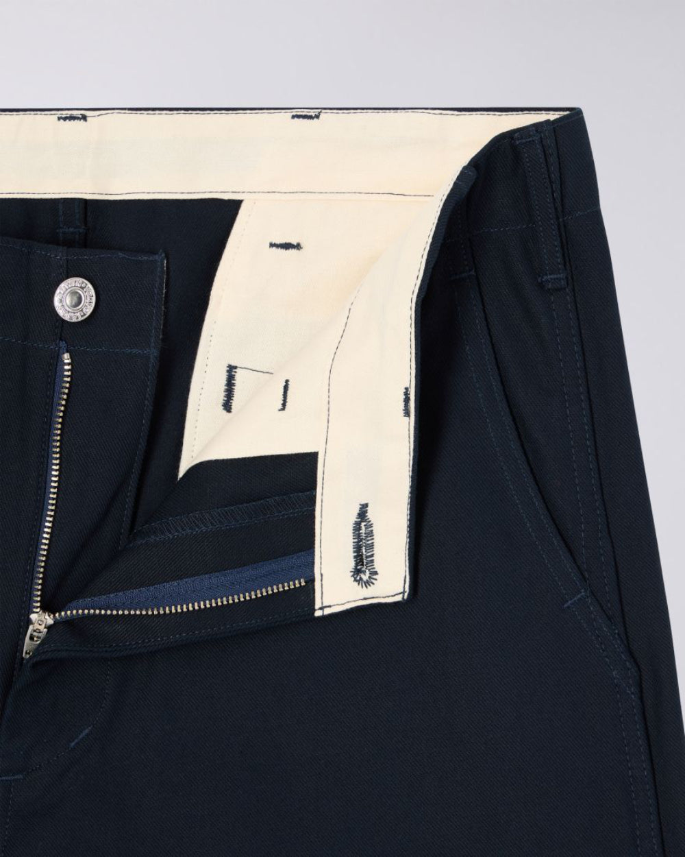 edwin wide trouser navy unwashed