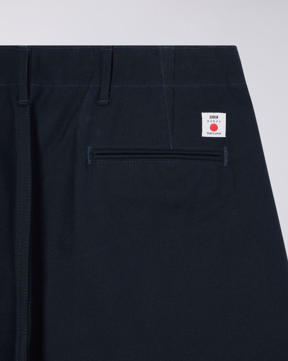 edwin wide trouser navy unwashed