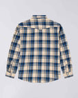 edwin western shirt navy blue madras checks (LAST SIZE SMALL)