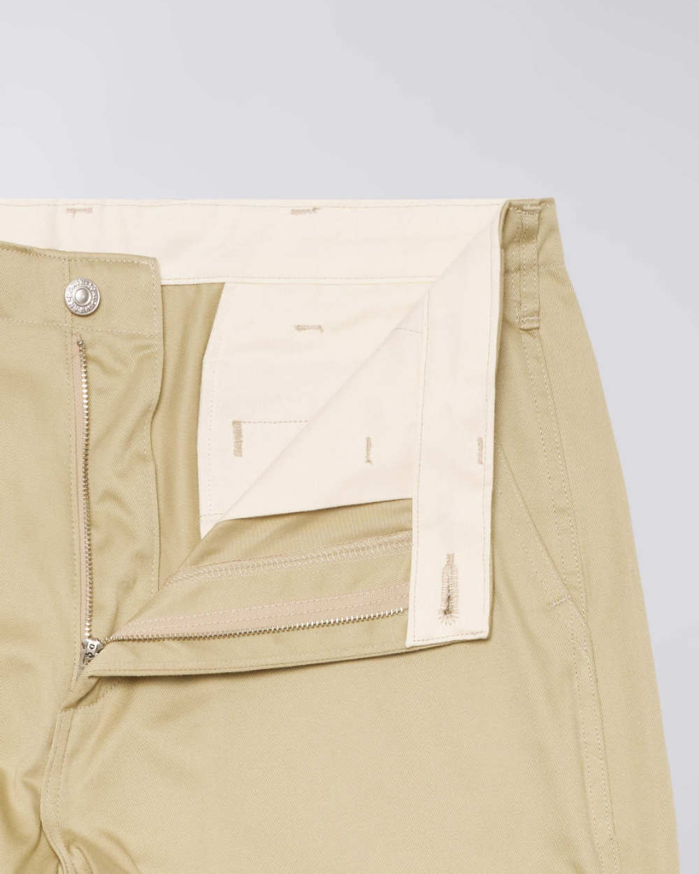 edwin wide trousers khaki unwashed