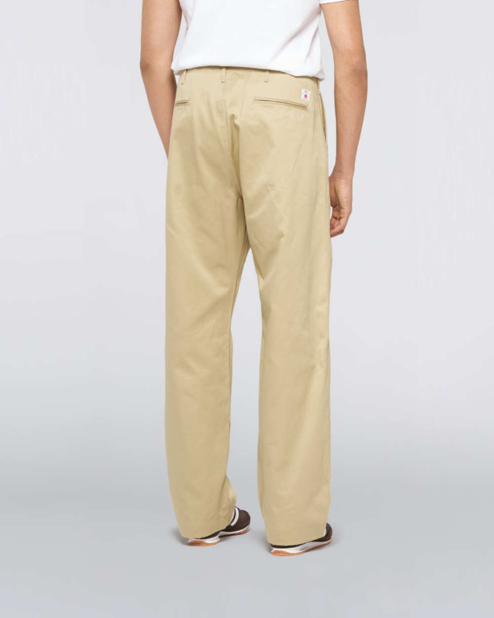 edwin wide trousers khaki unwashed