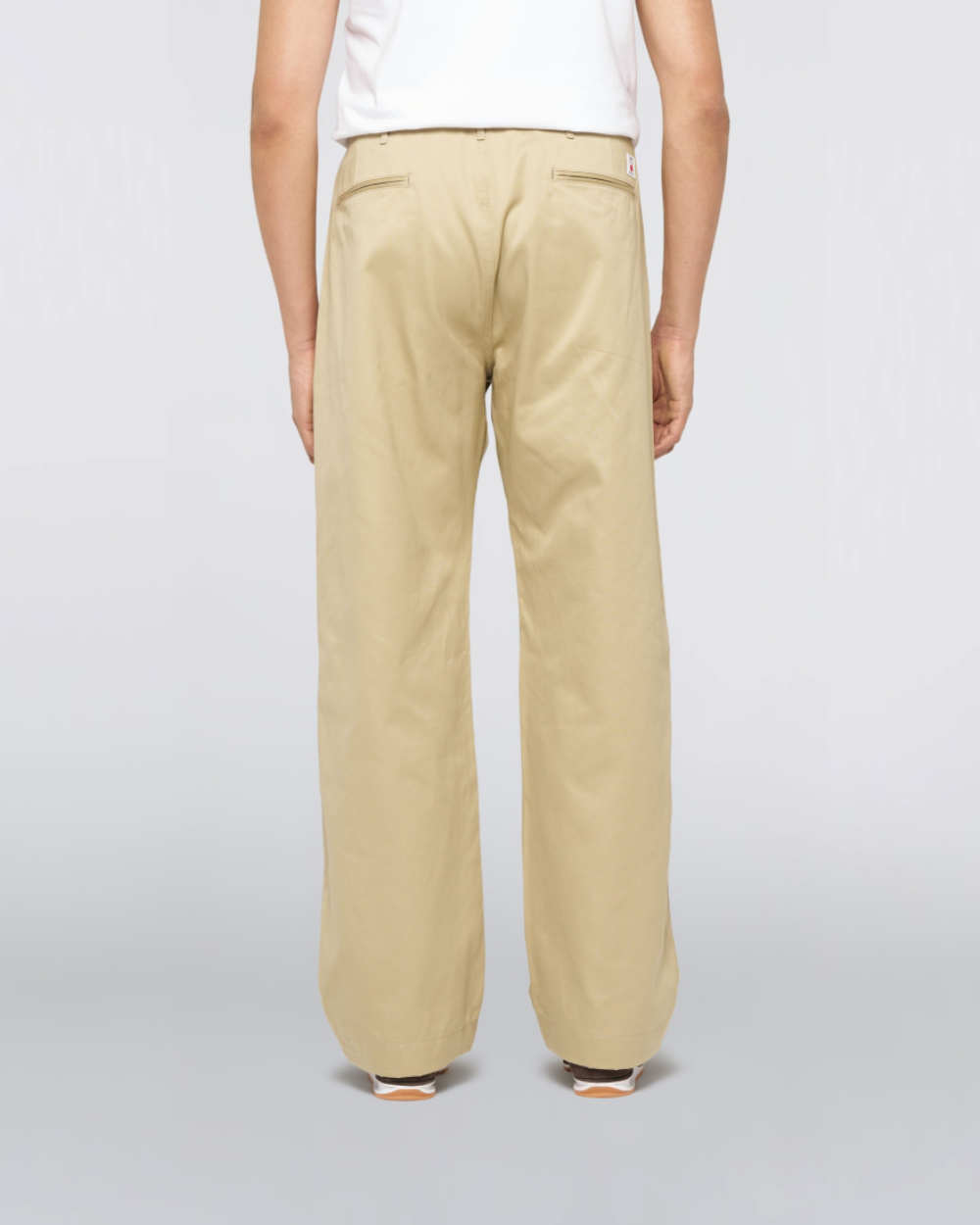 edwin wide trousers khaki unwashed