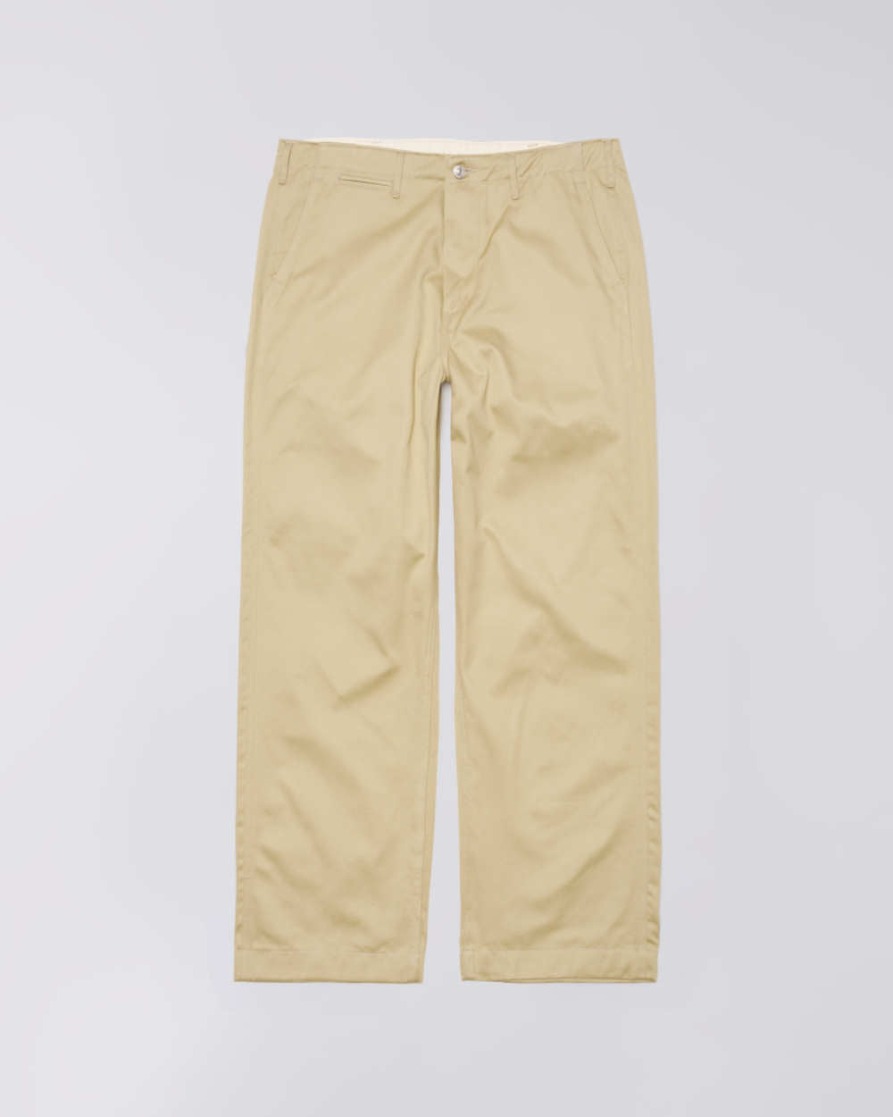 edwin wide trousers khaki unwashed