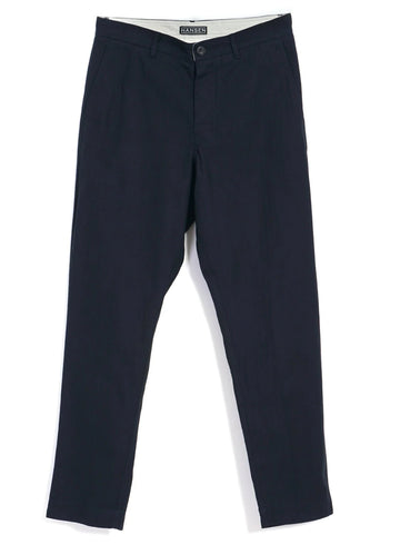 hansen ken wide cut trousers indigo herringbone (LAST SIZE XL)