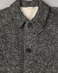 east harbour surplus kent 300 coat herringbone wool grey