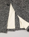 east harbour surplus kent 300 coat herringbone wool grey